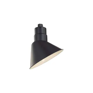 12'' Satin Black Angle Shade