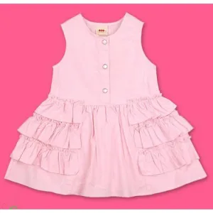 3Pommes Infant Girls Dress with Ruffles