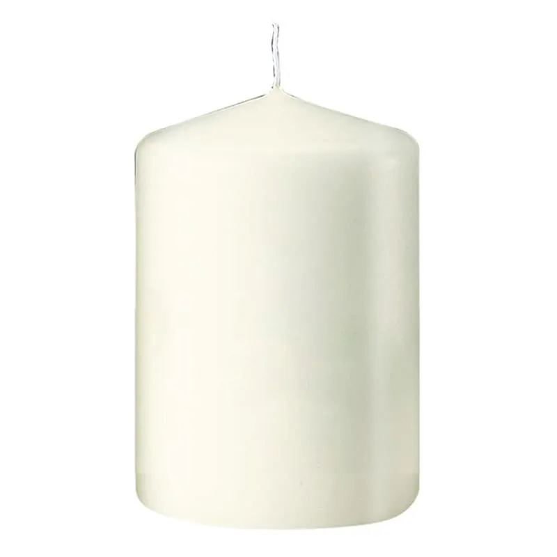 3"x3" Unscented Ivory Pillar Candle