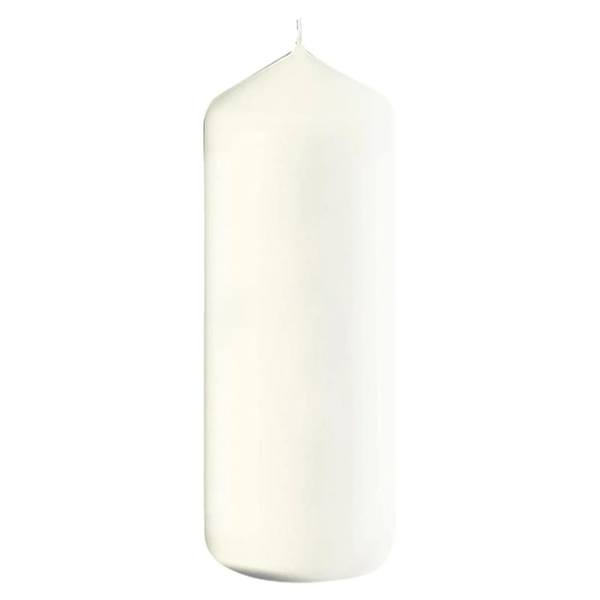 3"x6" Unscented Ivory Pillar Candle