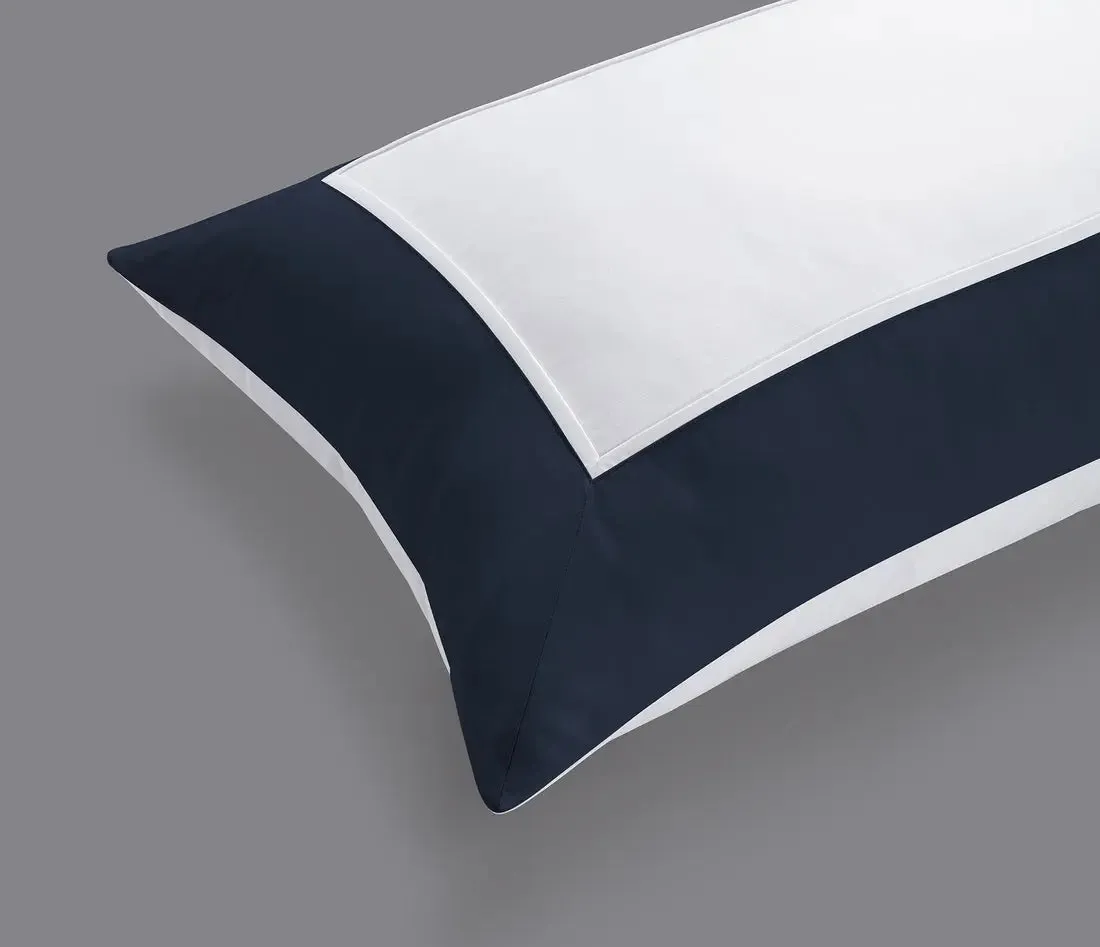 800 Thread Count Egyptian Cotton Windsor LUXE Bedding Set - Navy