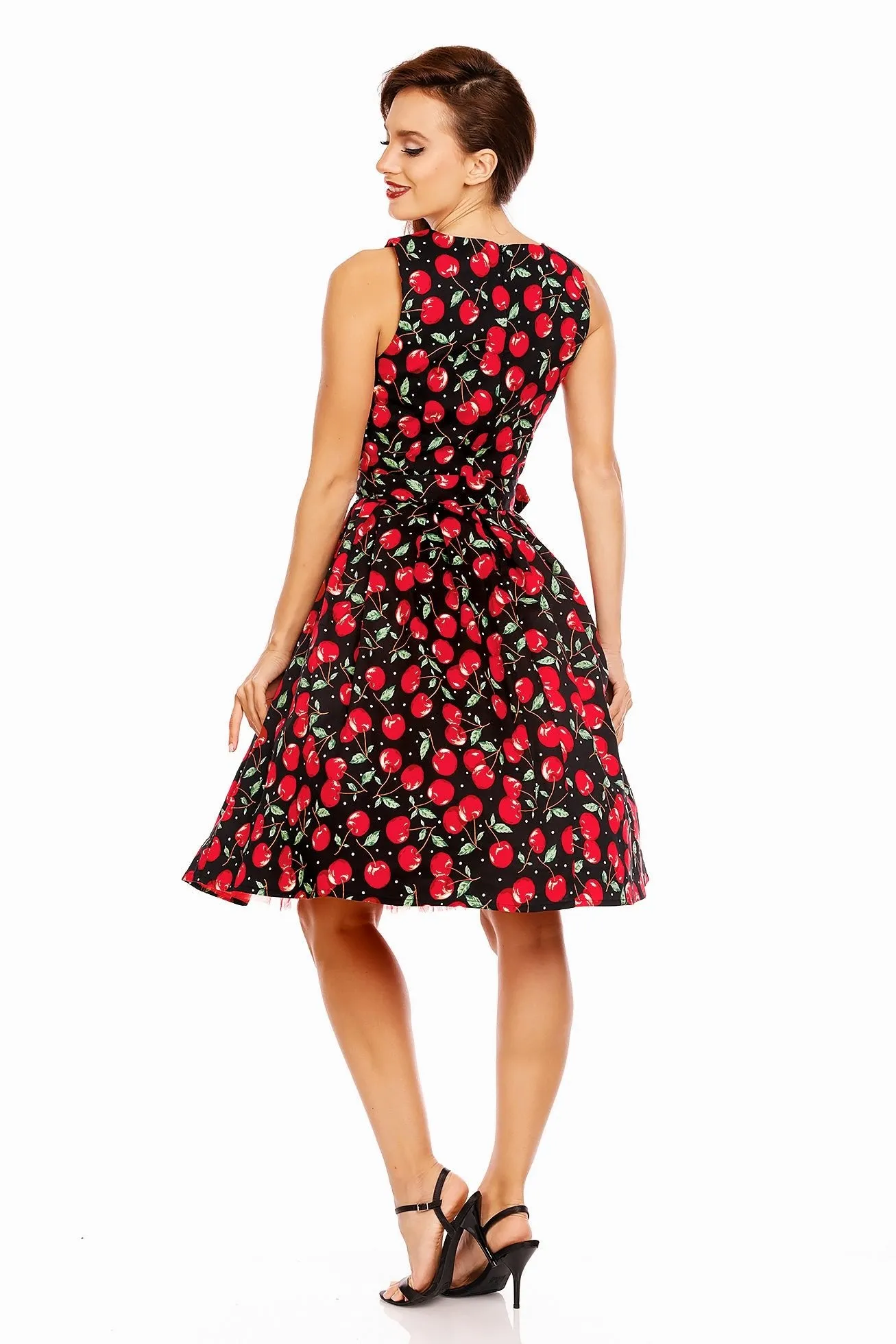 Annie Retro Cherry Swing Dress