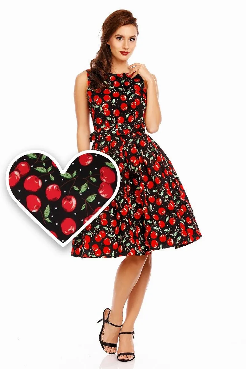 Annie Retro Cherry Swing Dress