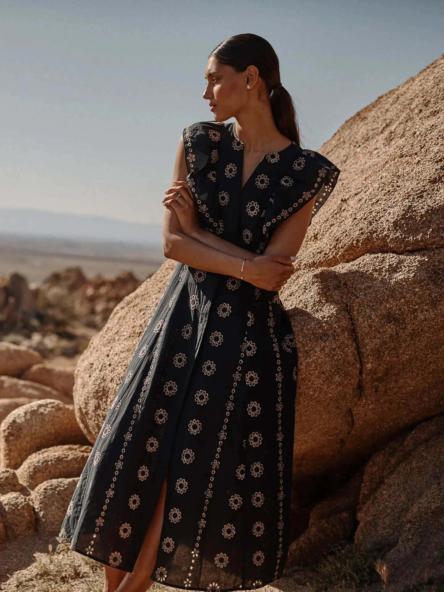 Aurora Eyelet Dress