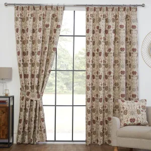 Aylesbury Natural Pencil Pleat Curtains