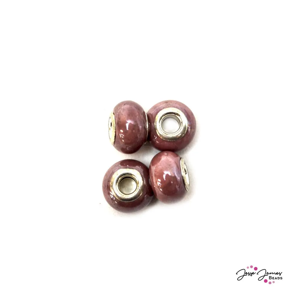 Bead Set Pastel Pink Large Hole