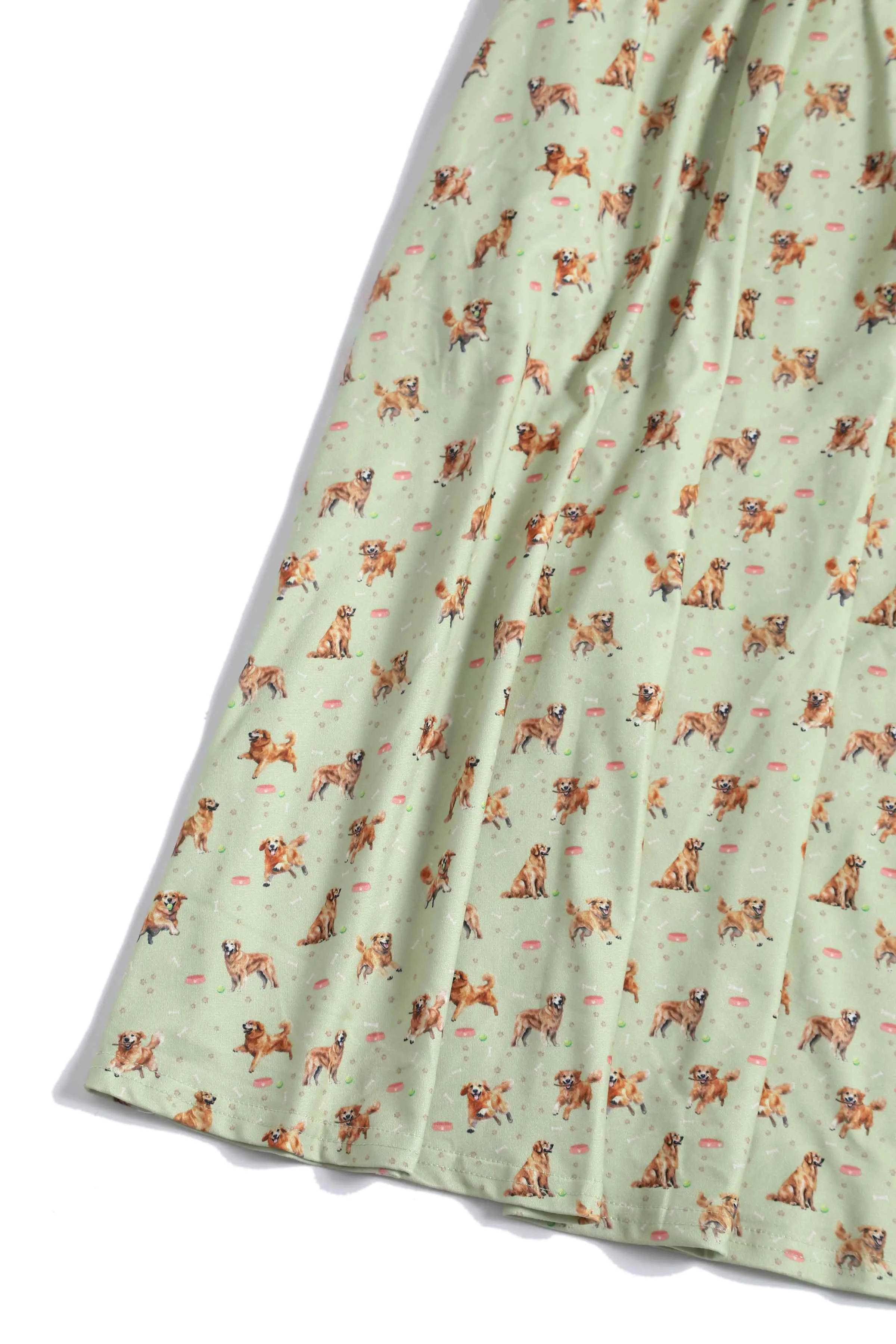 Billie Golden Retriever Sleeved Dress