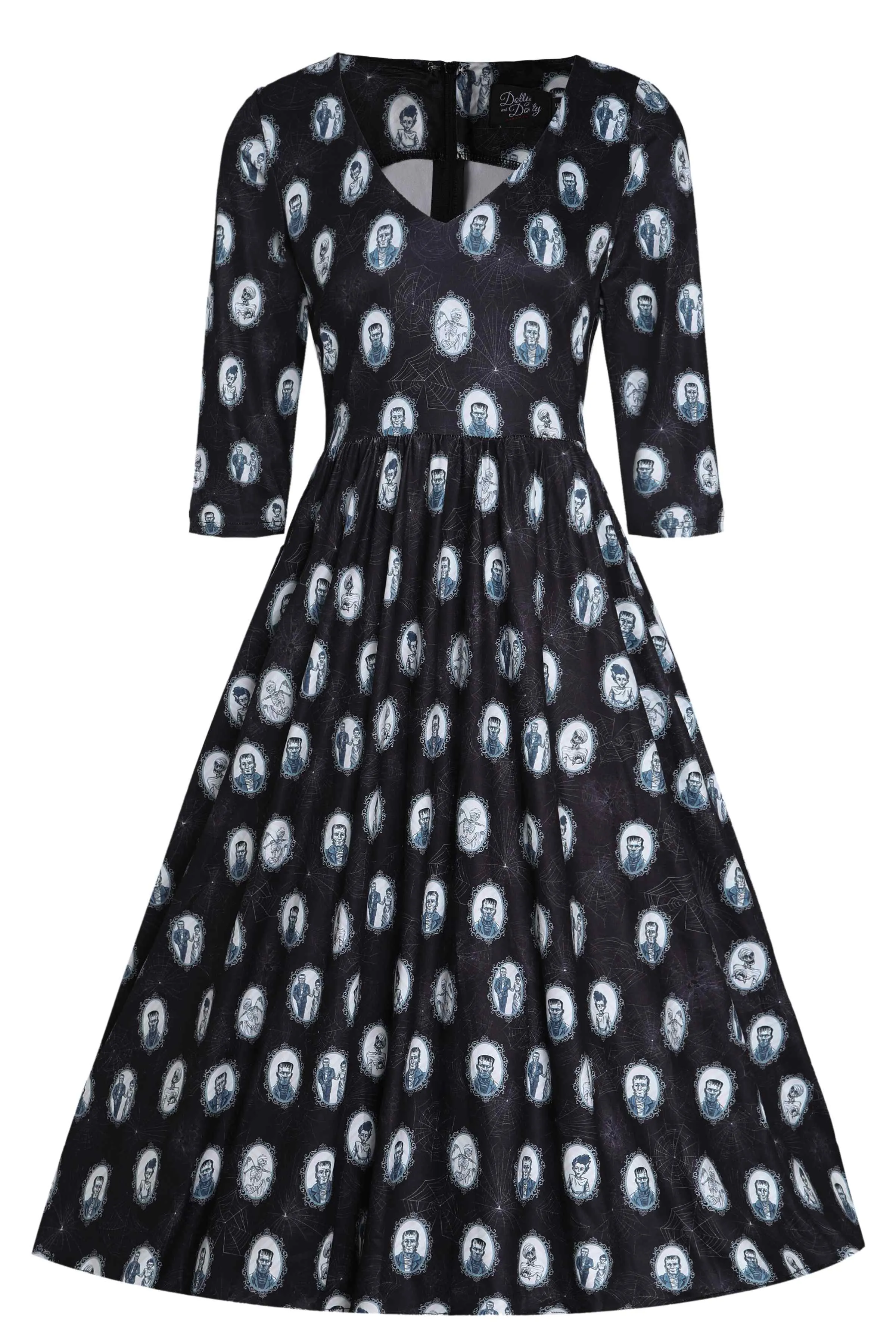 Billie Long Sleeved Frankenstein's Monster Dress