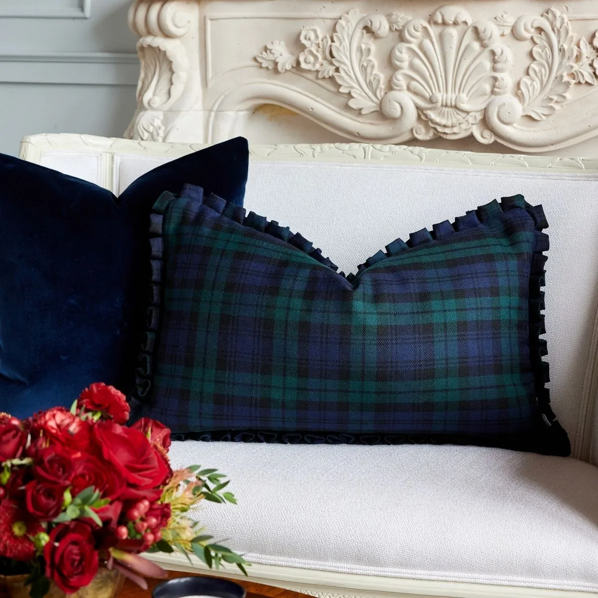 Blackwatch Box Pleat Pillow