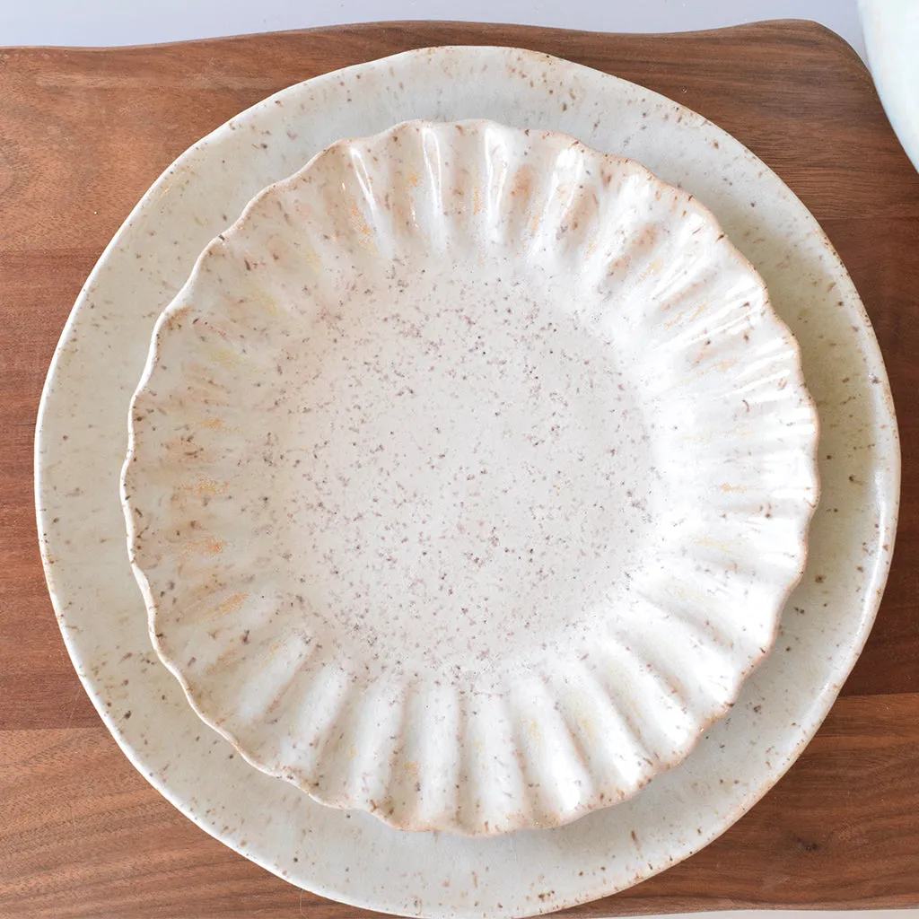 Crimped Salad Plate Dogwood