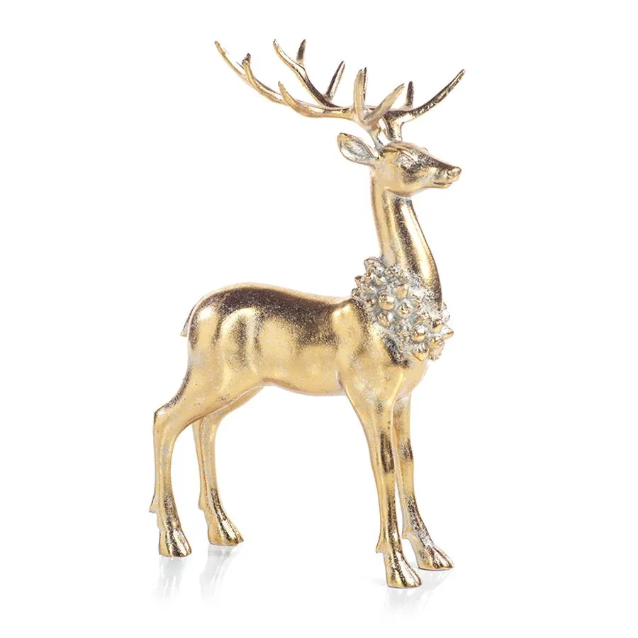 Deer w/ Ornamental Wreath