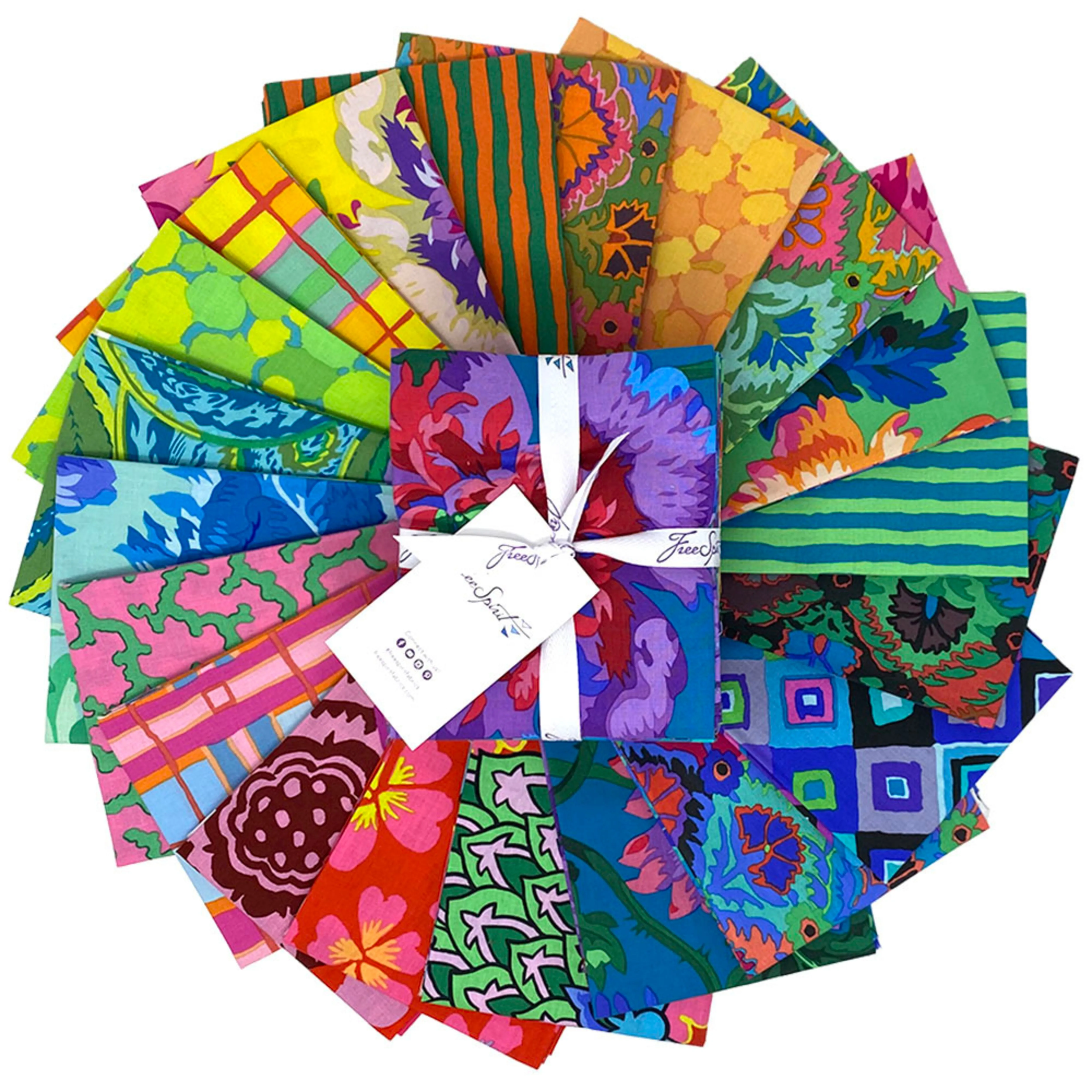 February 2024 | Fat Quarter Bundle - Bright by Kaffe Fassett Collective | 20pcs