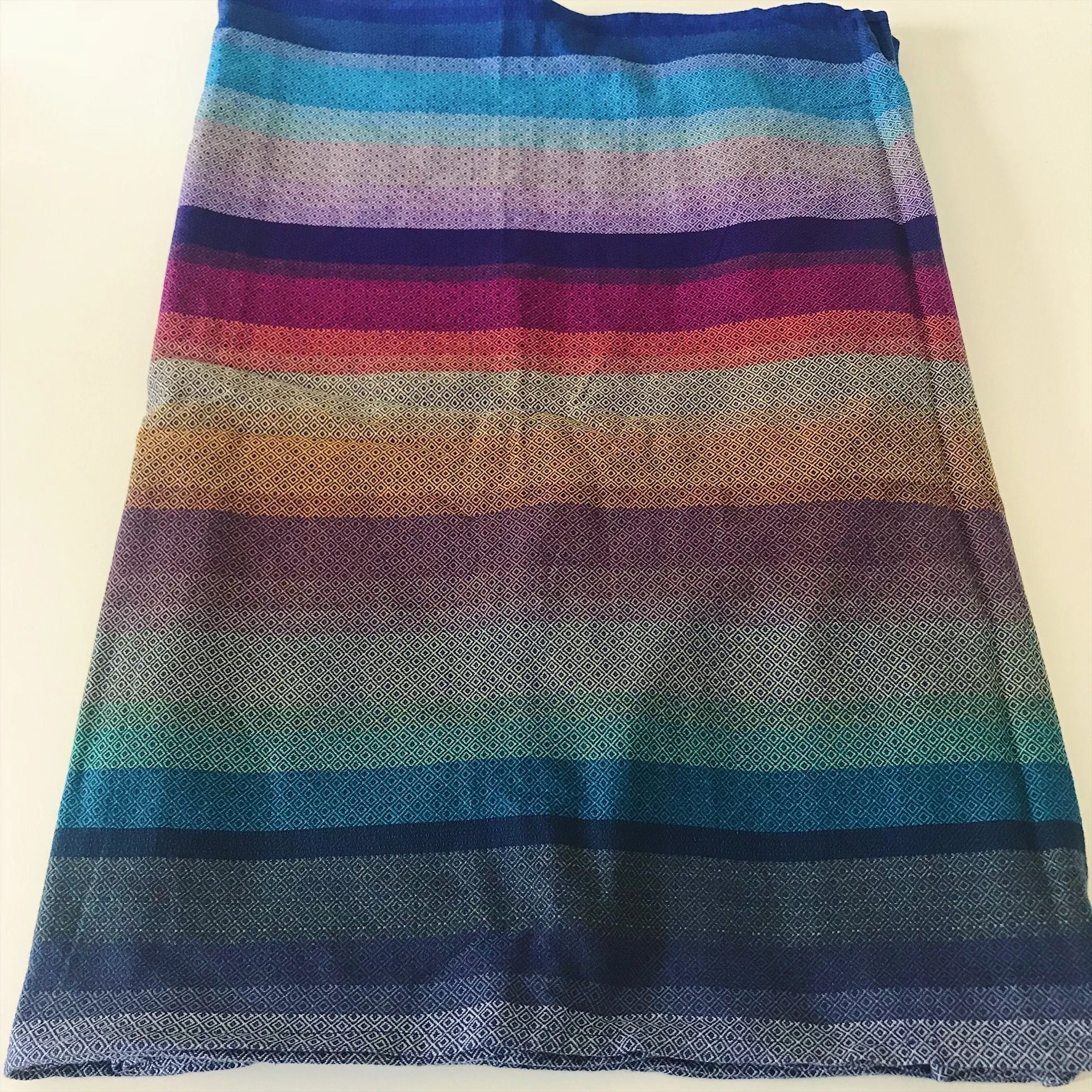 Girasol Elements Diamond Weave Rainbow Woven Wrap