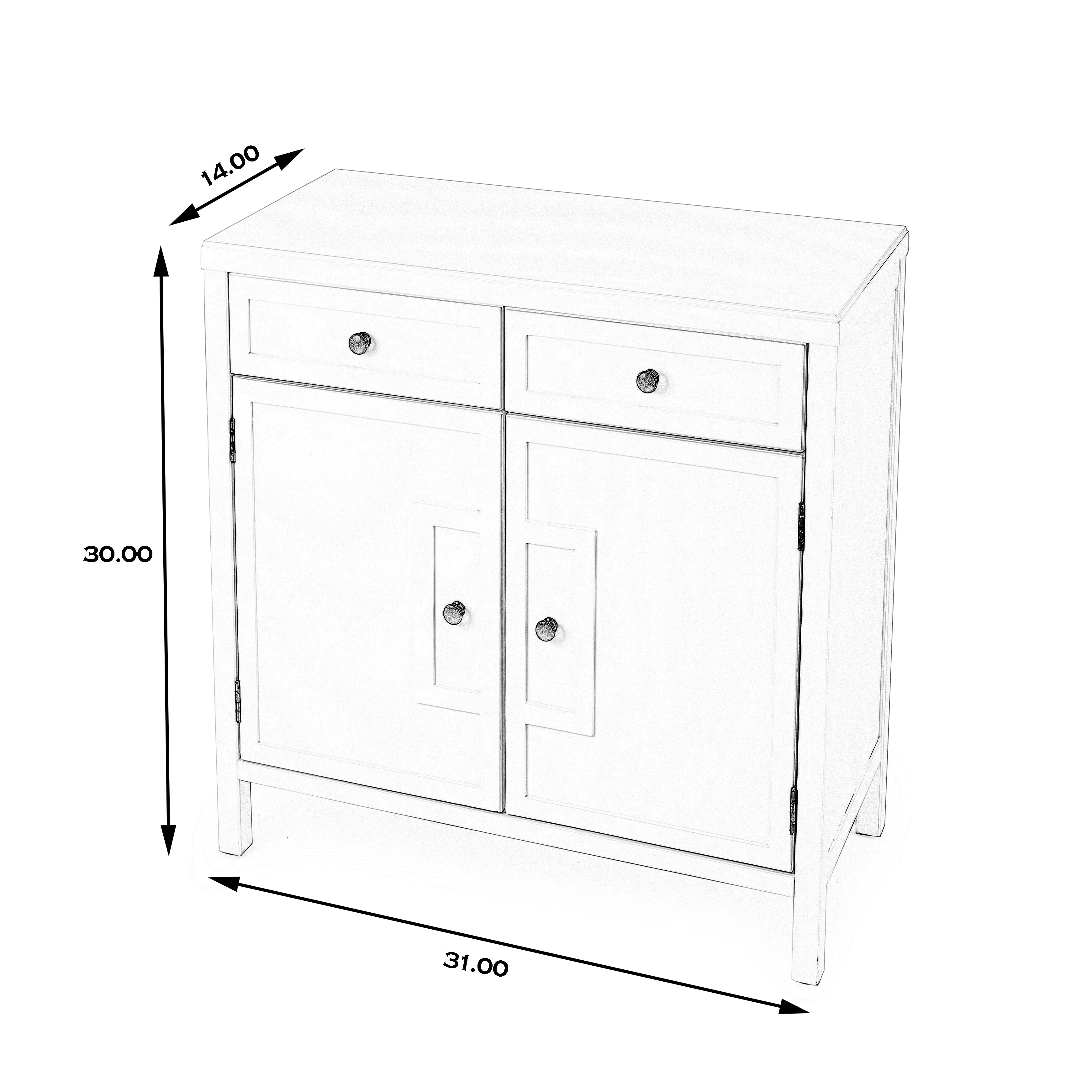 Imperial Accent Cabinet in White  3955288