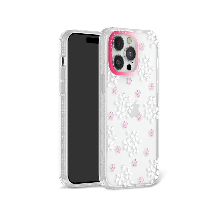 iPhone 12 Pro Max Cherry Blossom Paw Phone Case MagSafe Compatible