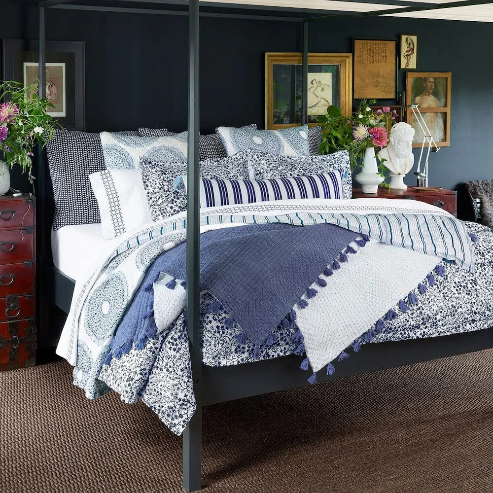 Ira Indigo Euro Shams by John Robshaw