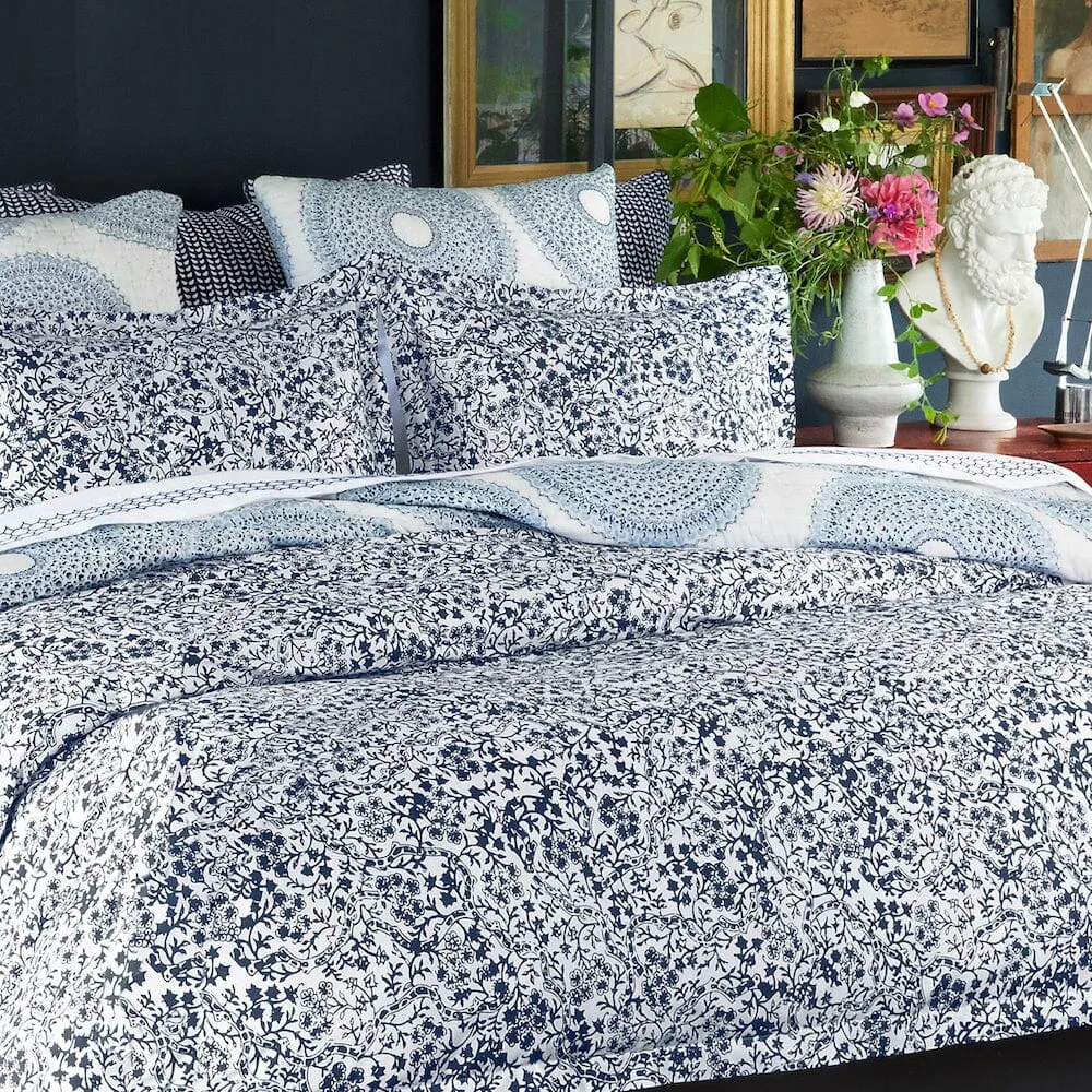 Ira Indigo Euro Shams by John Robshaw