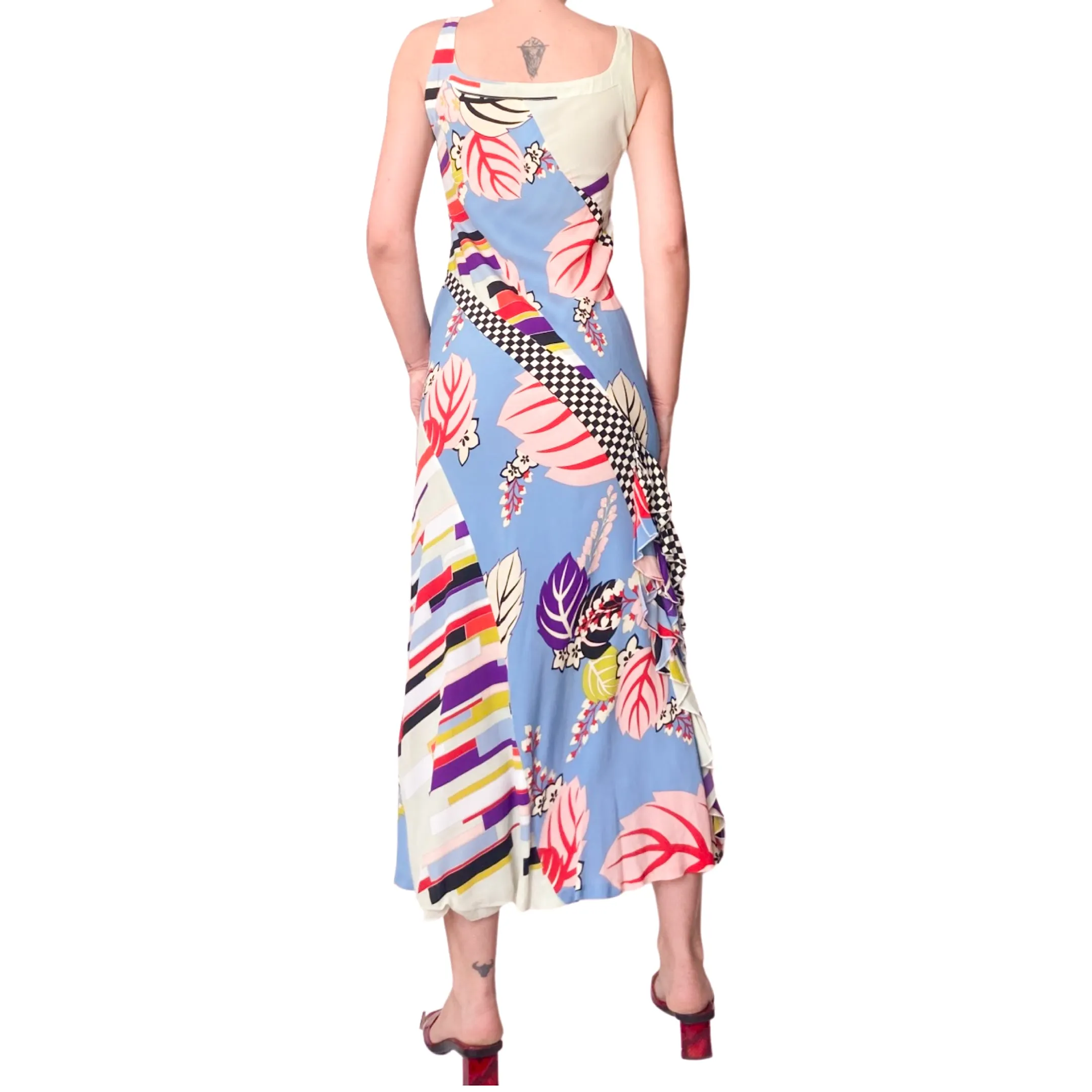 Kenzo 2000's maxi printed dress