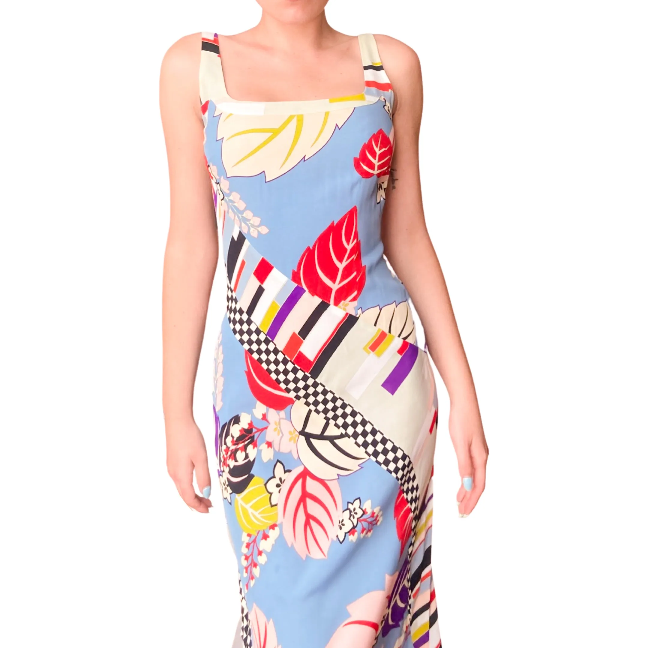 Kenzo 2000's maxi printed dress