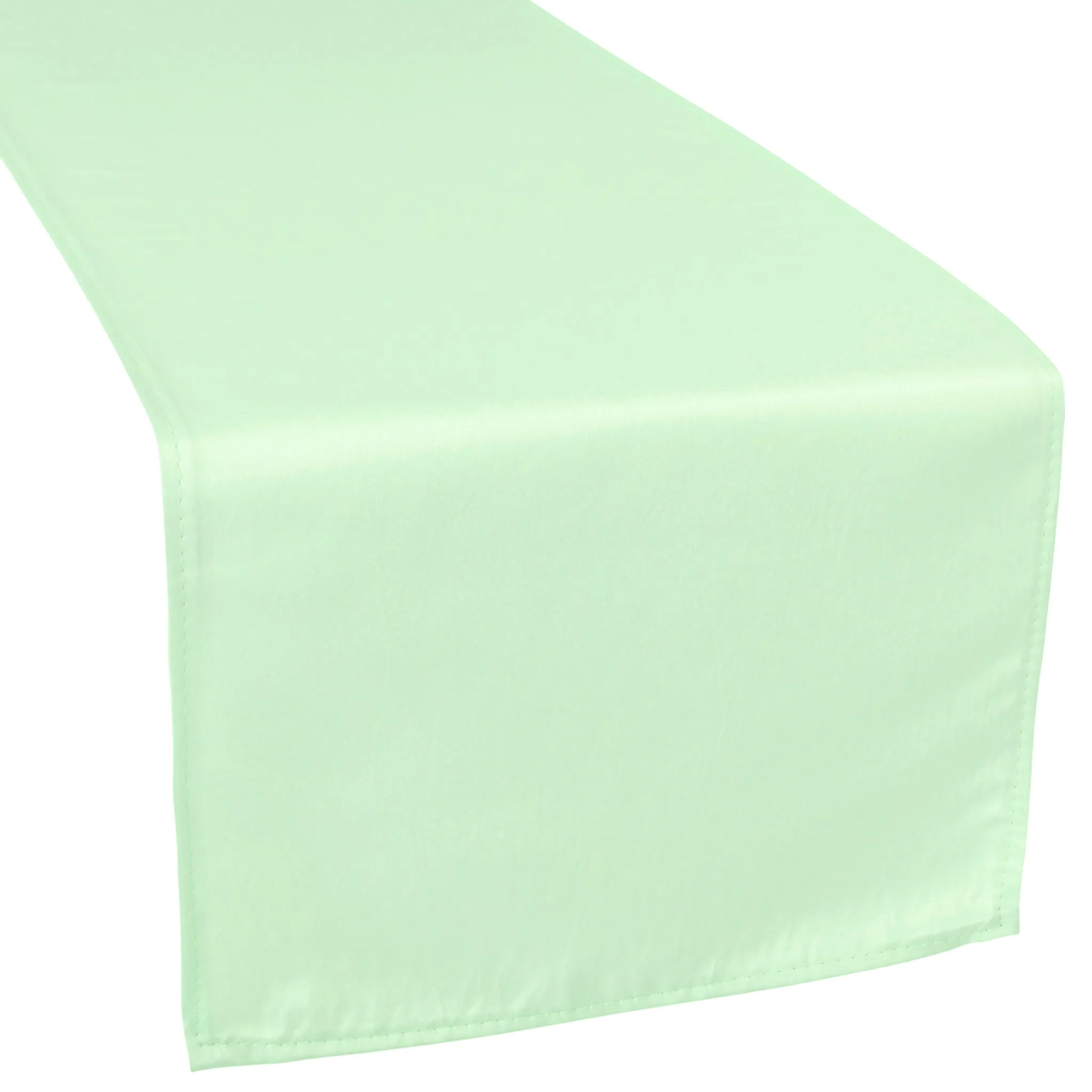 Lamour Satin Table Runner - Mint Green