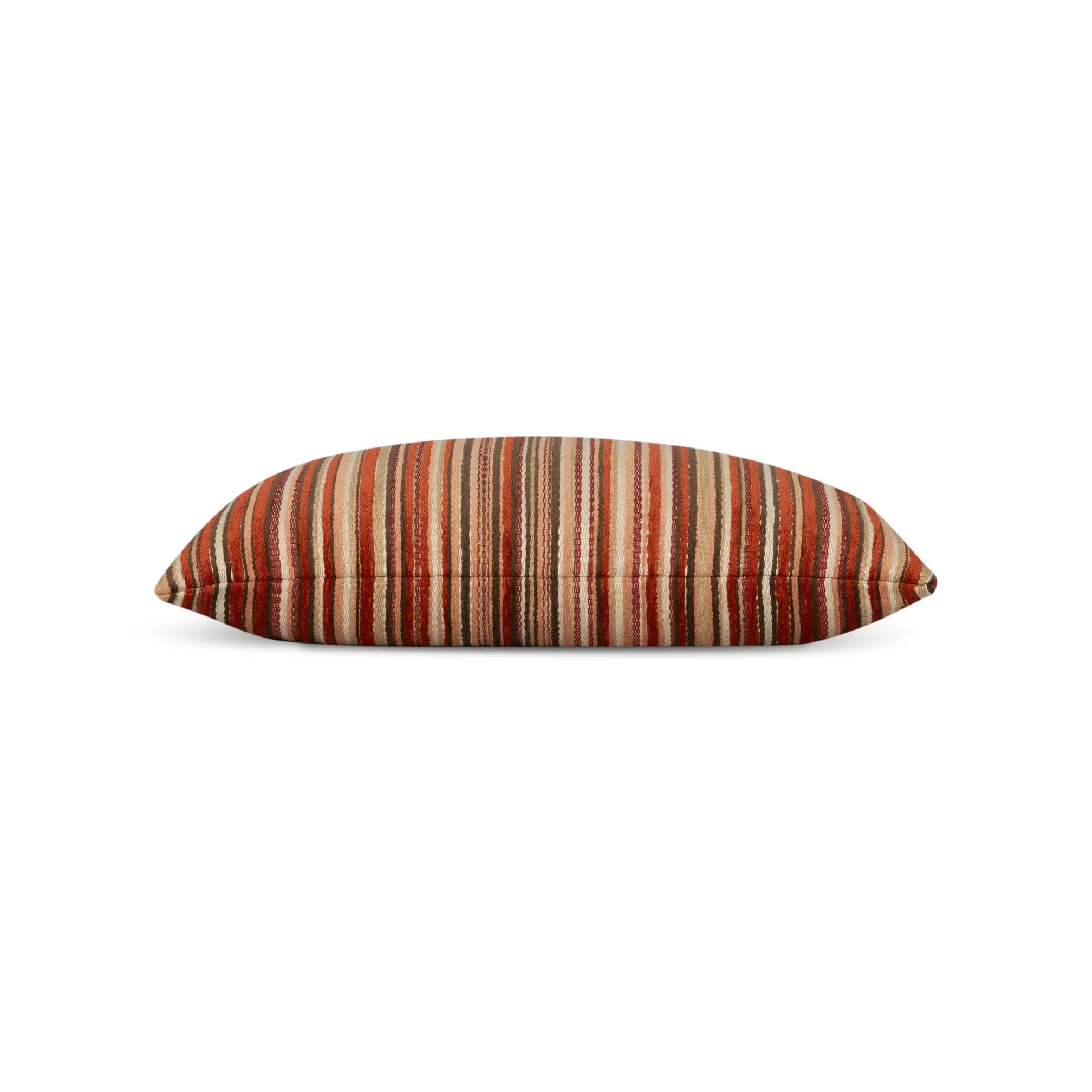 Lush Velvet Spice Stripe Outdoor Pillow