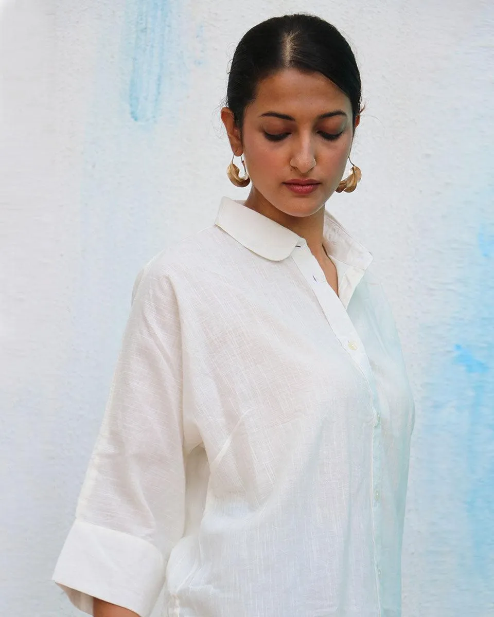 Meryl Handwoven Linen Shirt - Breathe