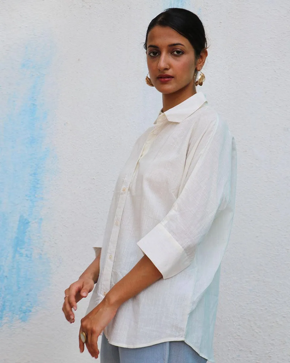 Meryl Handwoven Linen Shirt - Breathe