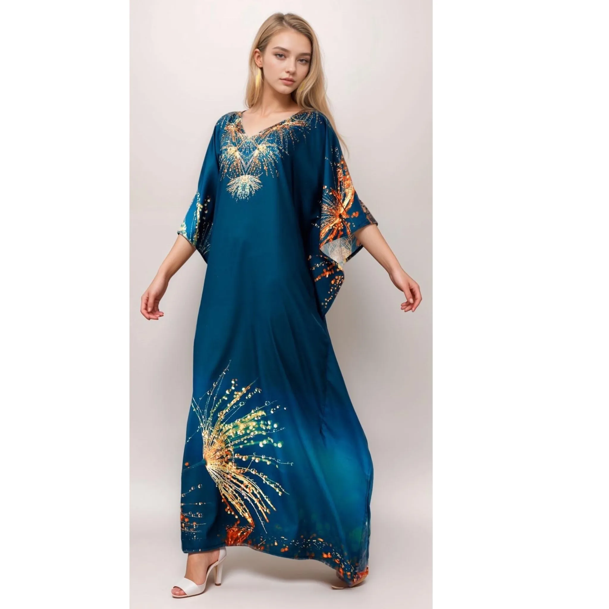 Mia  Embellished Kaftan Dress- More designs available