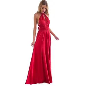 Multiway Wrap Convertible Boho Maxi Club Bandage Long Party Bridesmaids Dress