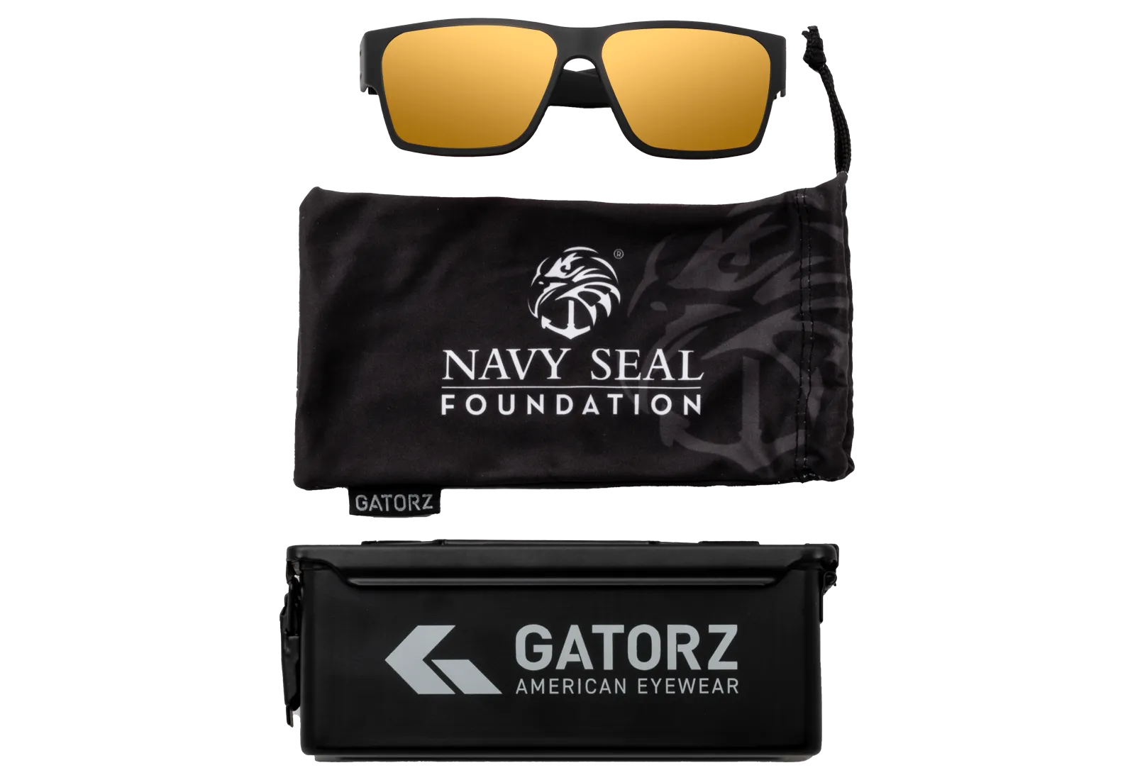 Navy SEAL Foundation Delta Rose Polarized Lens with Gold Mirror