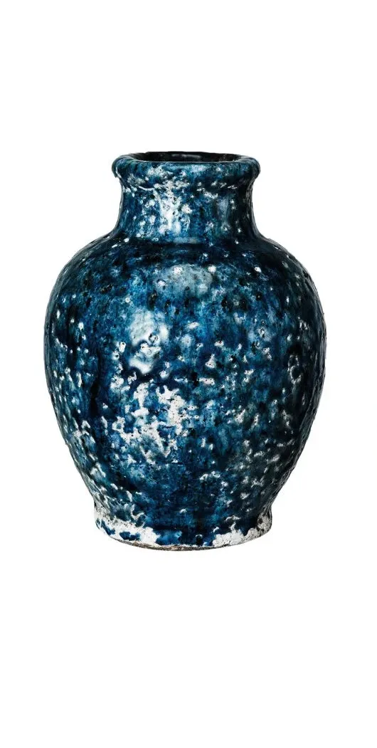 Navy Terracotta Vase Collection