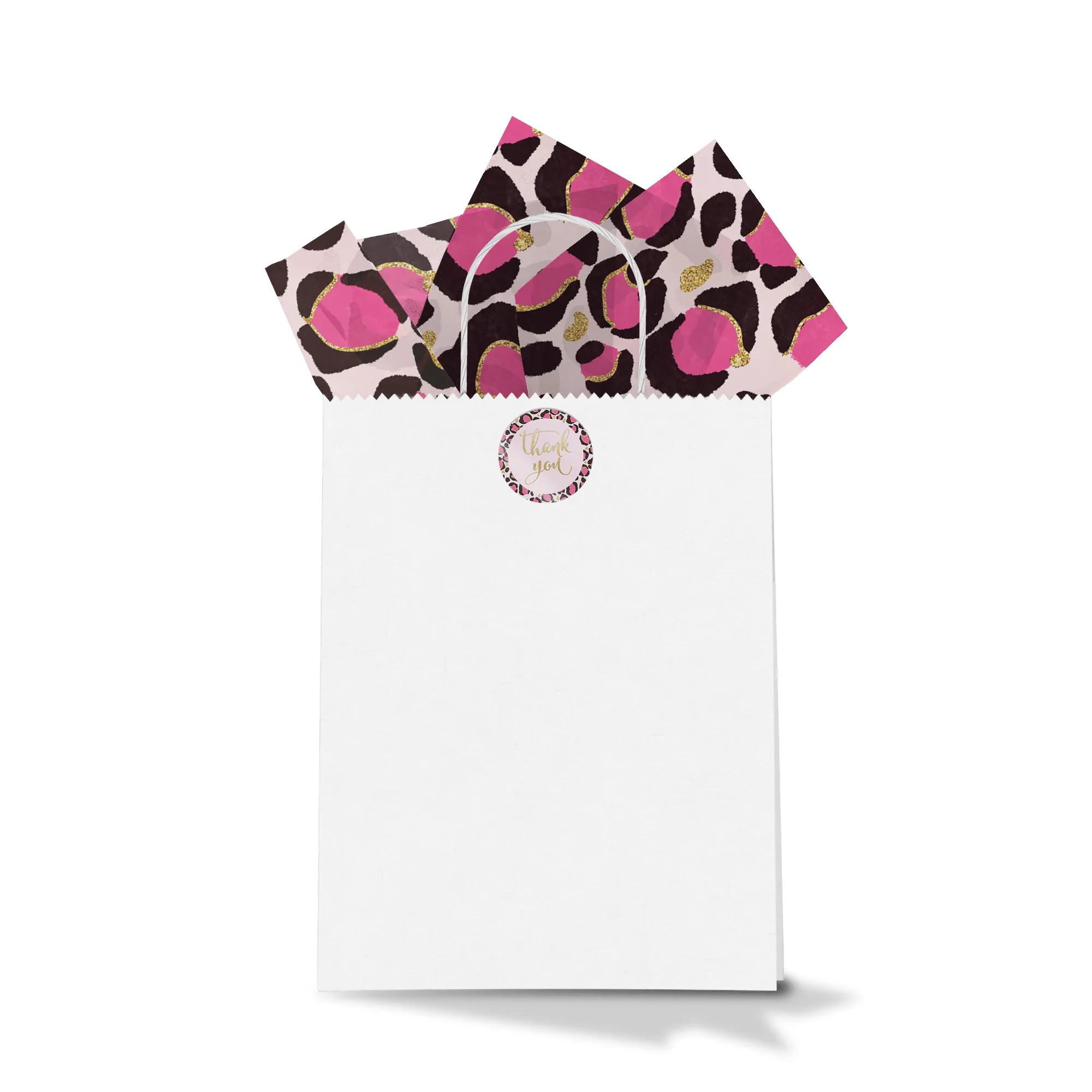 Pink Leopard Tissue Paper