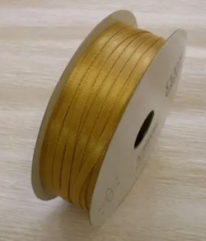 Satiin Ribbon - Gold