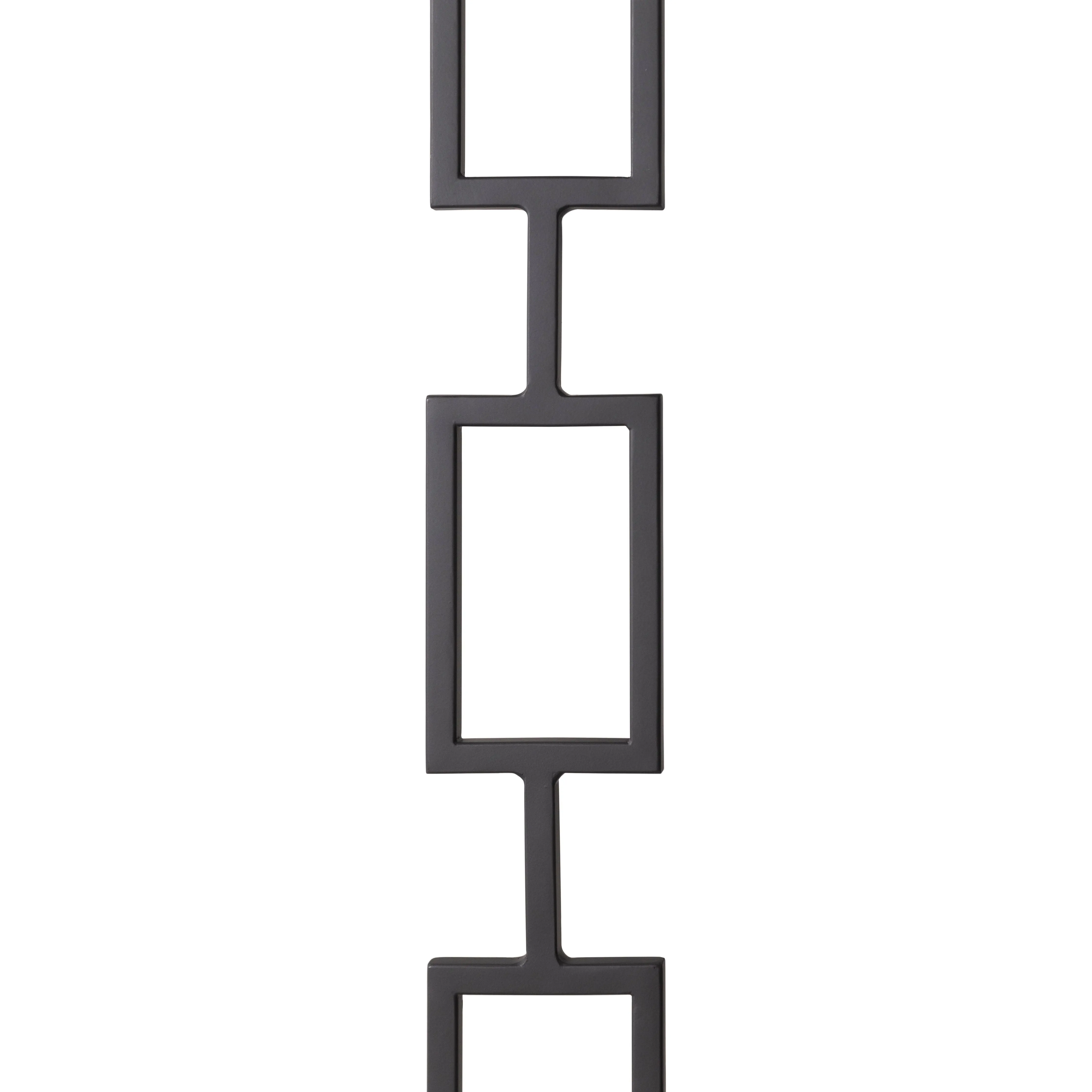 T83 | Iron Baluster | Triple Rectangle | 1/2" x 44"