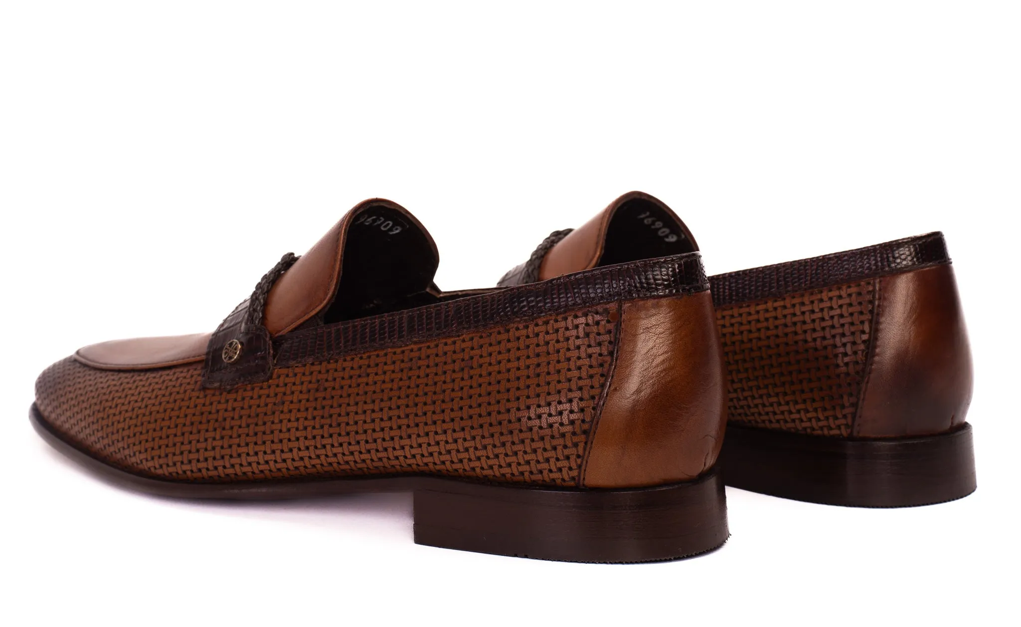 The Acerra Tan Leather Loafer Men Shoe