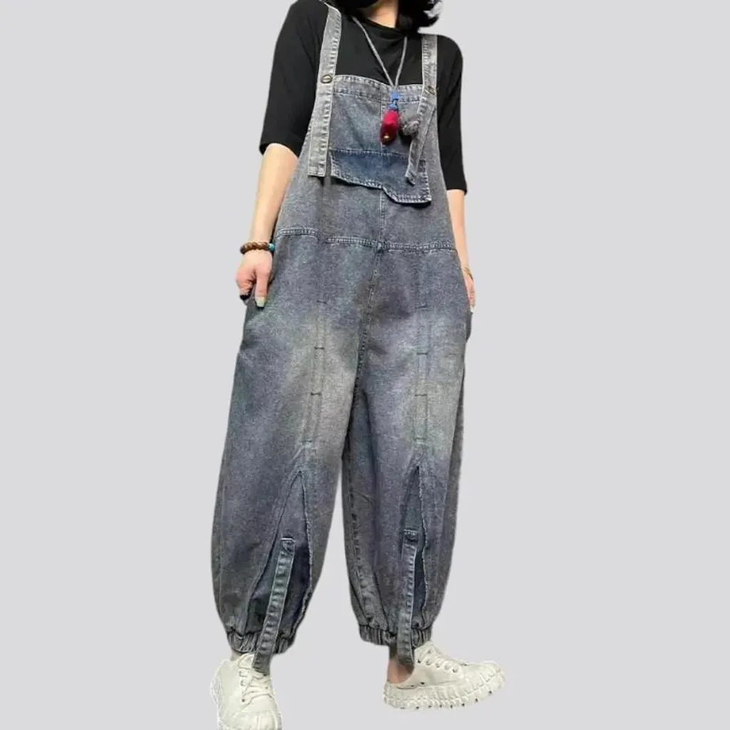 Trendy jean dungaree for women