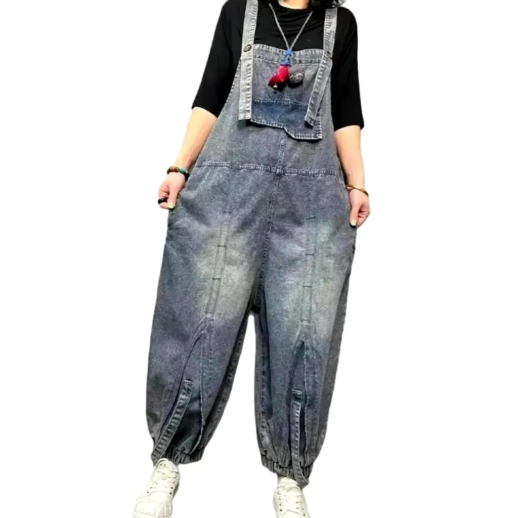 Trendy jean dungaree for women