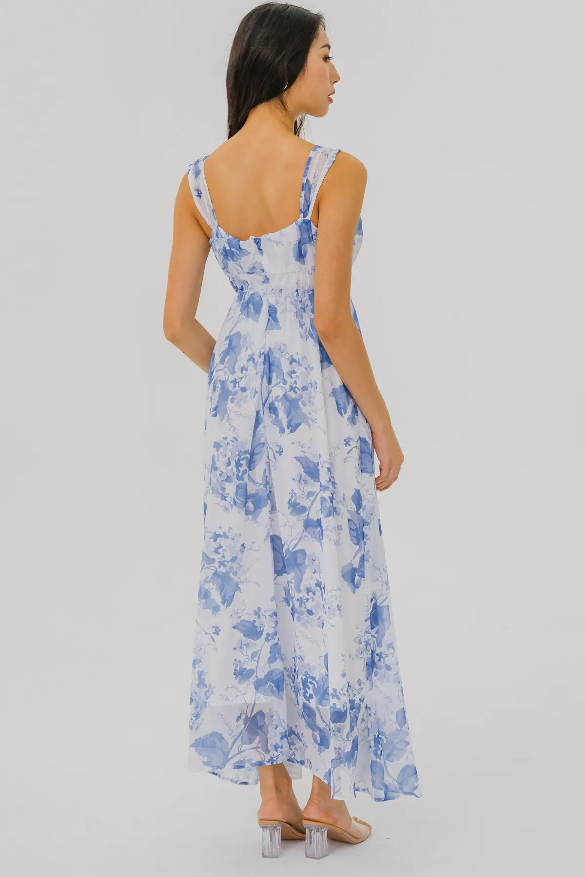 Wildflower Midaxi Dress (Porcelain)