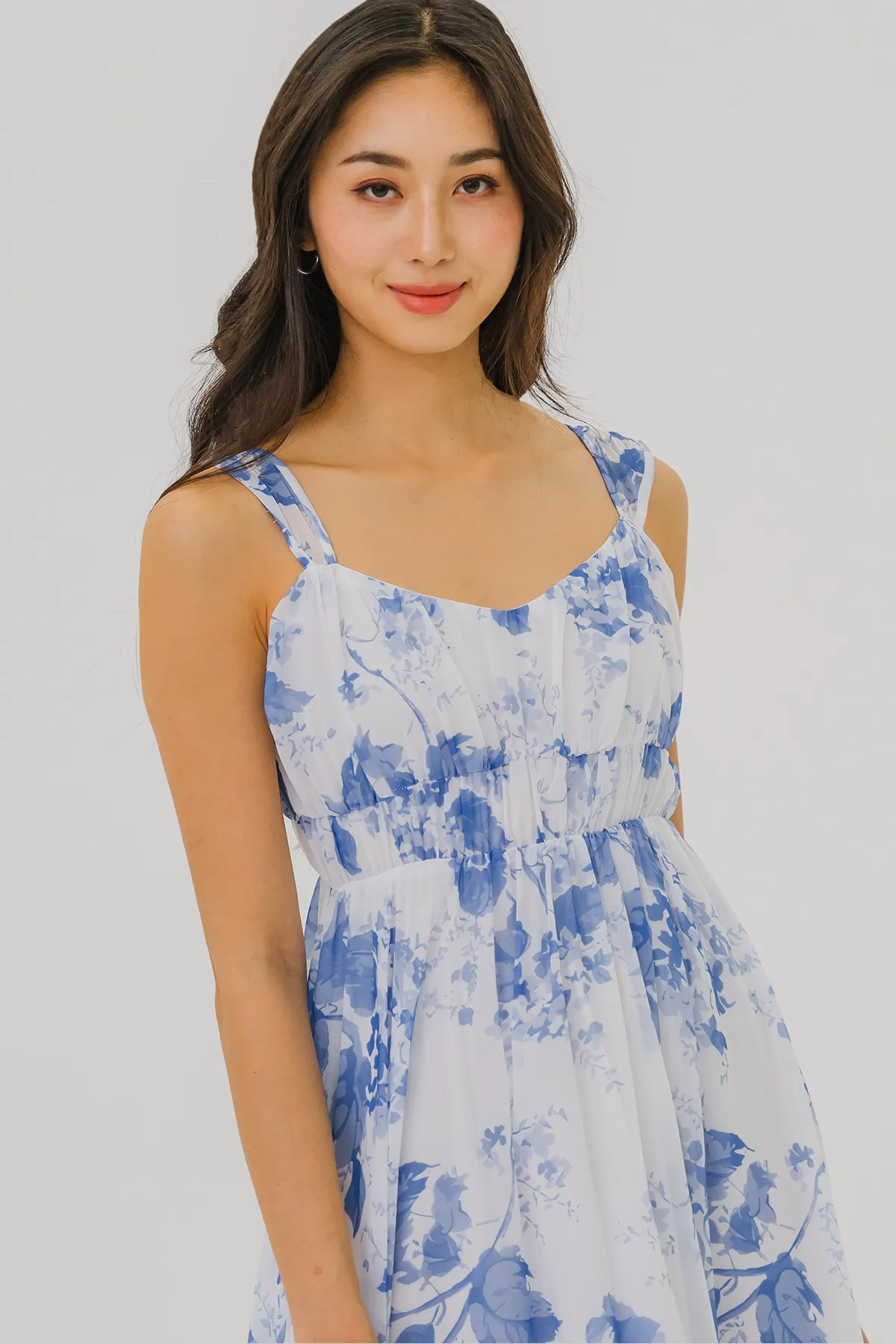 Wildflower Midaxi Dress (Porcelain)