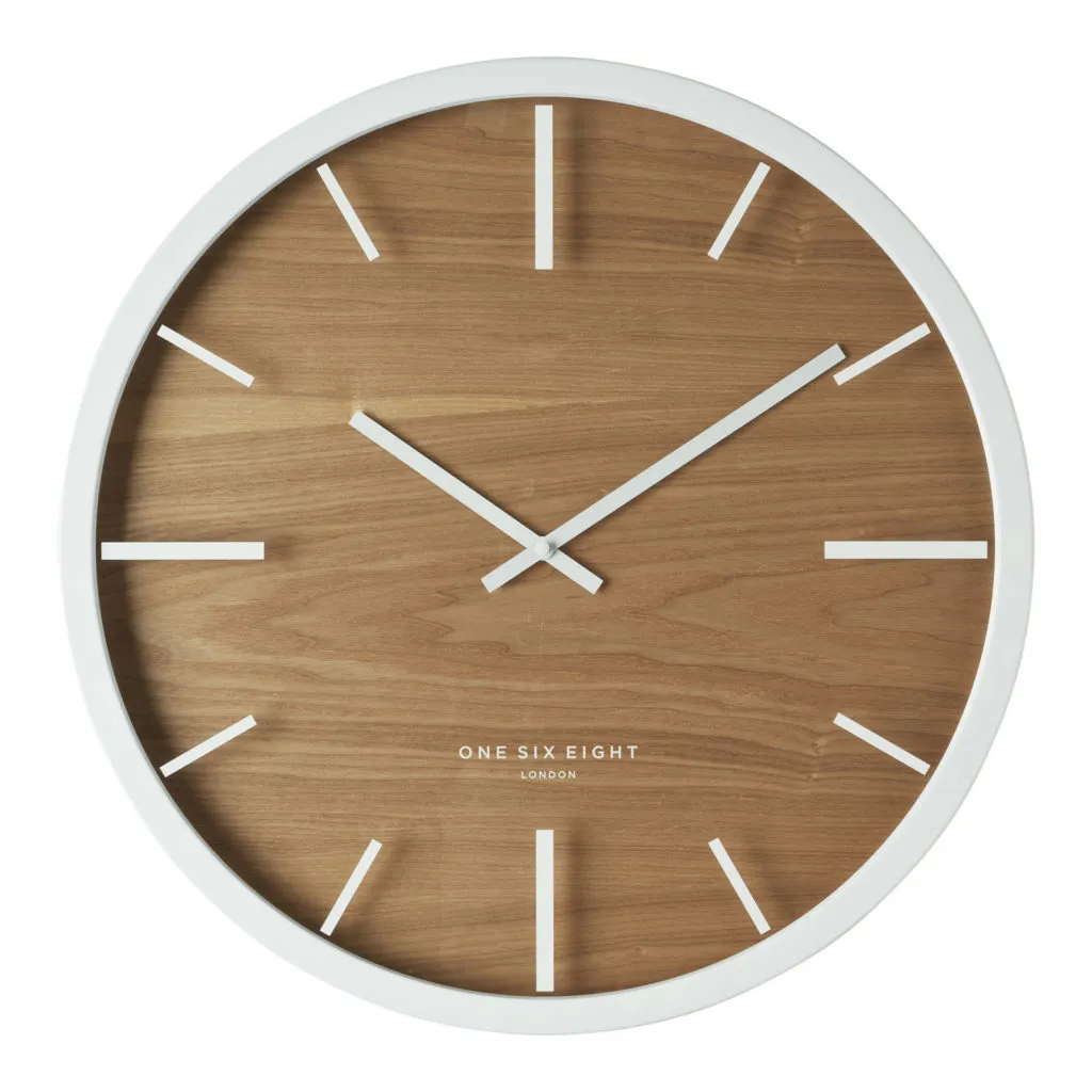 Willow White | Silent Wall Clock